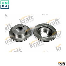 2x BRAKE DISC 6041410 FOR VW