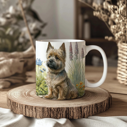 Cairn terrier 11oz ceramic - cairn,