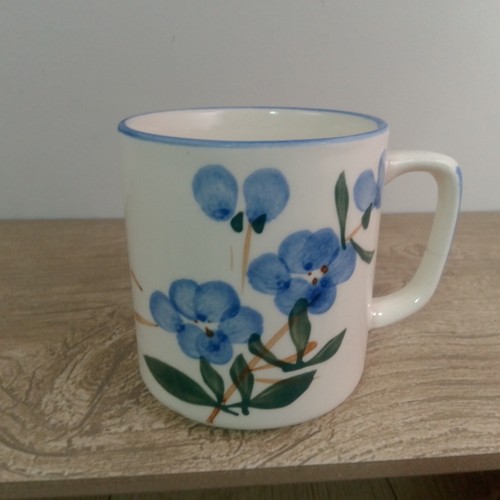 Vintage stoneware mug hand - vintage,