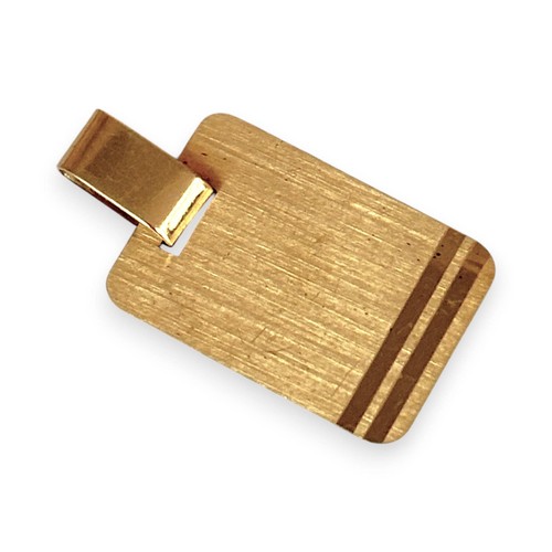 Nzgd 9ct gold silhouette - |,
