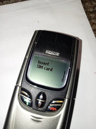 Nokia 8850 titanium mobile - nokia,