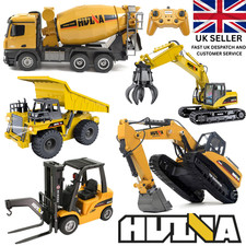 RC Excavator Crane Remote Control Vehicle Crawler Dump Truck Bulldozer Toys