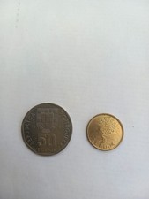 2 Old Foreign Coins From