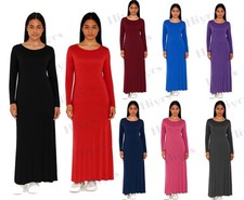 Womens Long Sleeve Maxi Dress