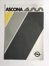 OPEL ASCONA 400   1980-1981 UK