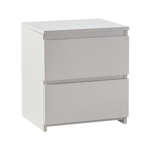 Drawers white bedside - drawers,