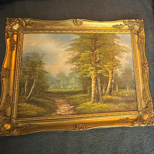 Genuine oil painting ornate - oil,