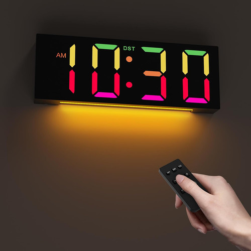 Digital clock large wall - digital,