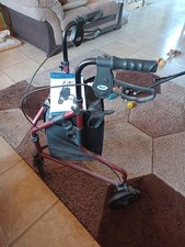 Days Lightweight Tri Wheel 3 Wheeled Walker With Shopping Bag