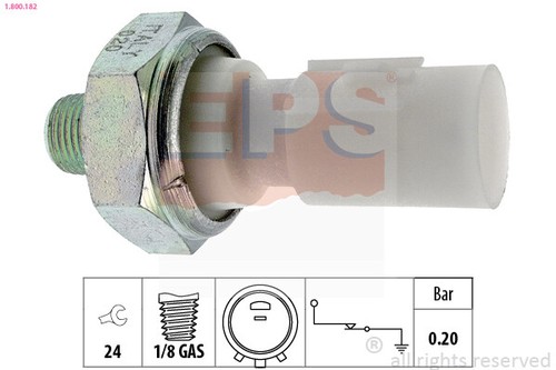 Oil pressure switch 800 - pressure, 1.800.182