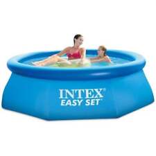 Intex 101ft x 30" deep Easy Set Above Ground Swimming Paddling Pool +PUMP #28122