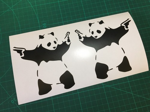Banksy panda guns vinyl - banksy,
