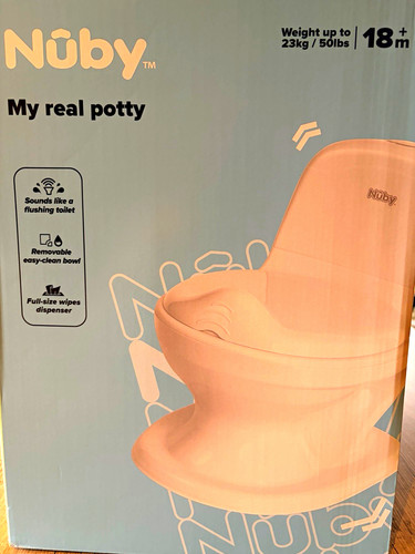 Nuby real potty white - real,