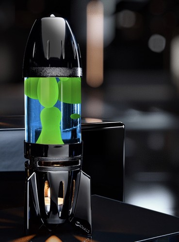Mathmos black fireflow candle - mathmos,