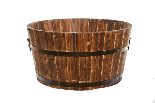 Round garden plant planter - garden,