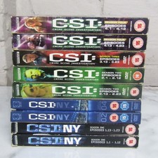 CSI DVD & CSI NY Box Sets x 9