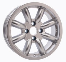 Revolution 8 Spoke Alloy Wheel 8x15  ET0 Silver Group 4 Fitting Minilite Style
