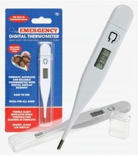 Digital Thermometer Medical LCD Temperature Alarm Baby Adult Oral Ear Arm Fever