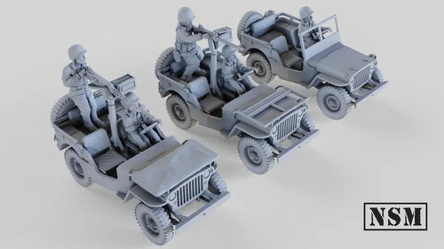 Wwii army willys jeep set - army,