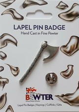 Axe pewter Lapel Pin Badge