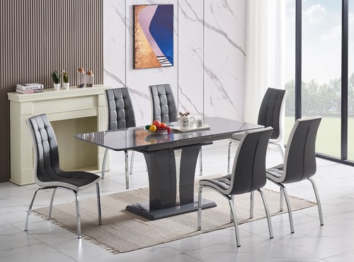 Dining table set extending - table,