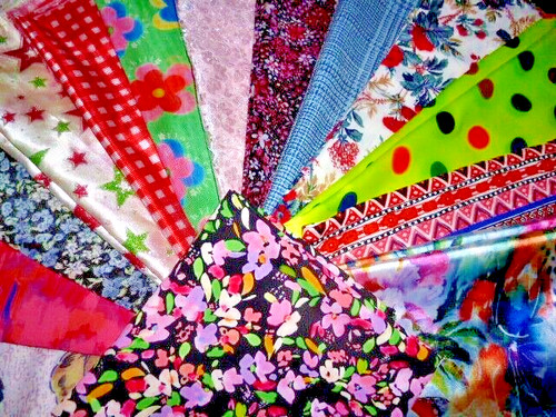 Fabric scraps harumika - scraps,