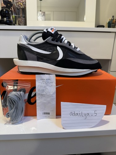 Nike sacai waffle - waffle, black
