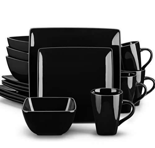 Vancasso black square piece - vancasso, 16-piece