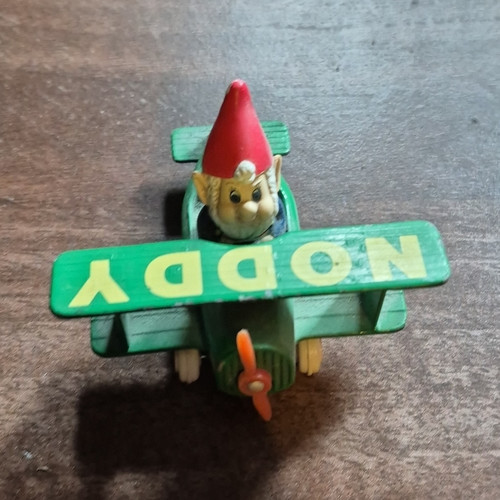 Noddy vintage green biplane - green,