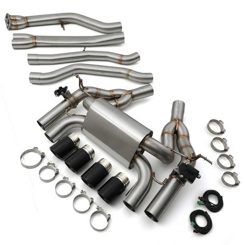 Full stainless steel cat back - stainless,