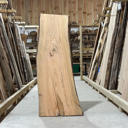 Cherry plank board waney - board,