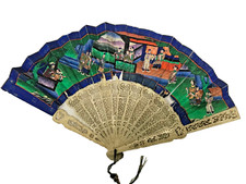 antique chinese hand fan