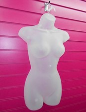 NEW Female Body Form Retail Display Mannequin (fullsdl) - SEMI CLEAR