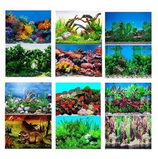 Aquarium Fish Tank Background Backdrop Poster - 2 to 6 FT Length 50cm High