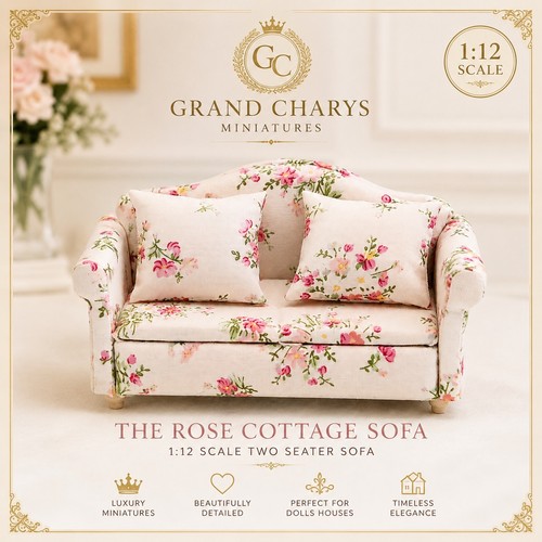 Scale floral two seater - 1:12,