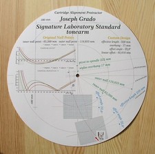 Cartridge Protractor for Joseph Grado Signature Laboratory Standard Tonearm
