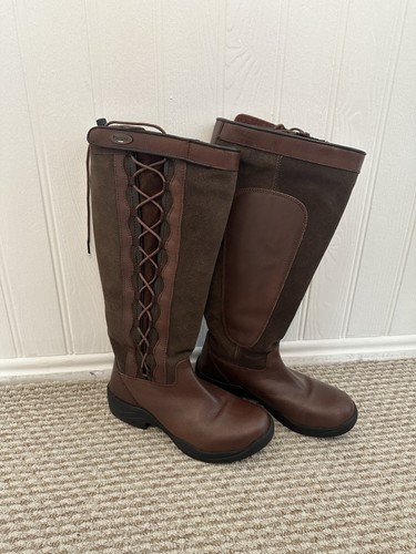 Ladies brogini riding boots - riding,