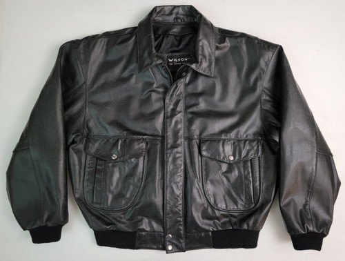 Vintage wilsons black leather - wilsons,