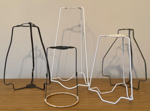Vintage lamp shade carriers - vintage,