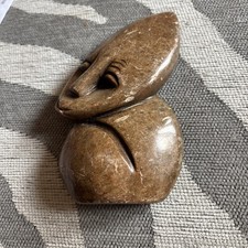 hand-carved soapstone or