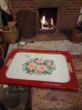 Vintage Rose Ptn Serving Tray