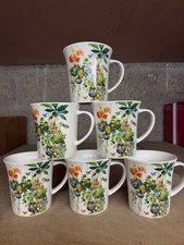 Set of 6 Floral Fine China