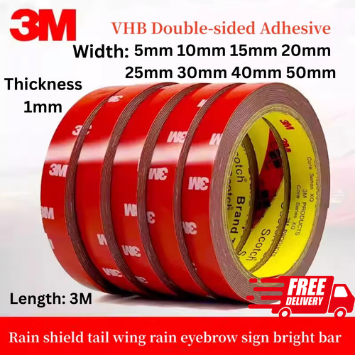 Double sided tape heavy duty - double,