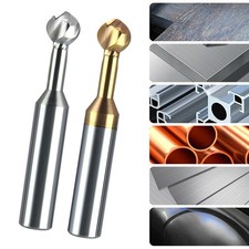 R2mm-R5mm AlTiN Coated Solid Carbide Ball Nose End Mill Lollipop Cutter CNC