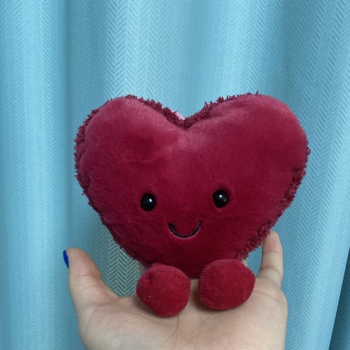 Arlette heart macaron - heart, plush