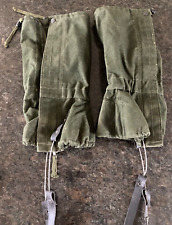 Genuine British Army Olive Green Leg Gaiters - Choose Standard or Long Size