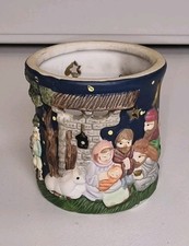 Vintage Ceramic Nativity Scene