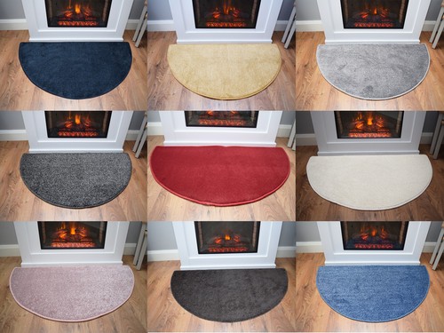 Half moon rug hearth - half, soft
