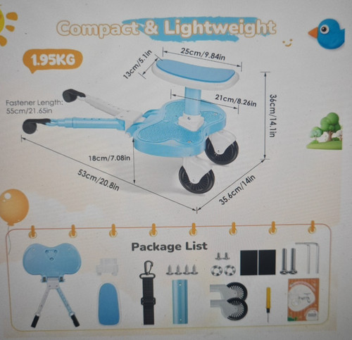 Universal buggy board - universal, for