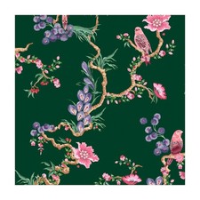 Cath Kidston Wallpaper | Birds & Berries Emerald